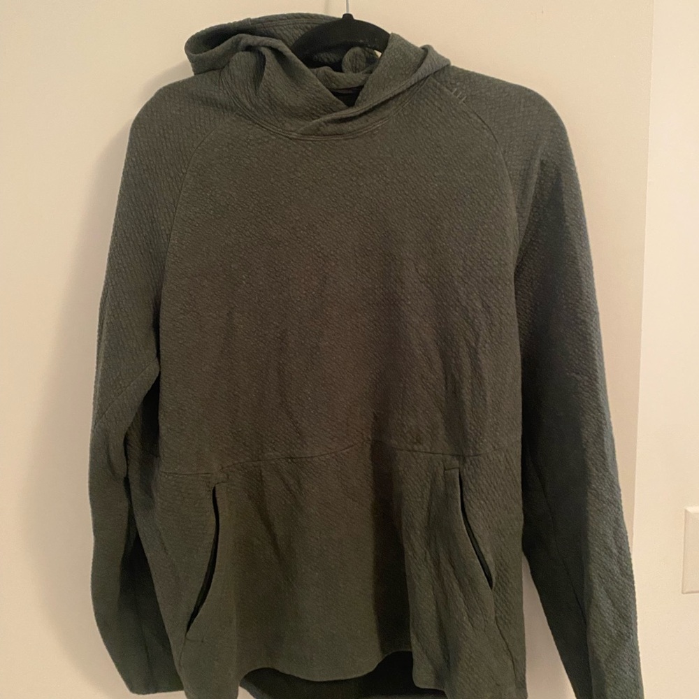 Mens lululemon Rainforest Green At East Hooded Sweater Size Medium